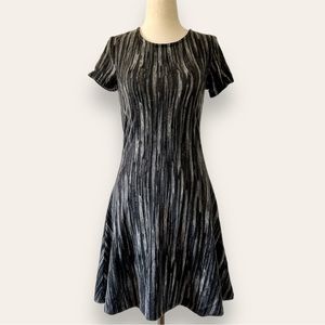 NWOT ANTHRO Maeve Knit Marble Stripe Jersey Dress